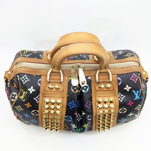 ✨️💎Authentic Louis Vuitton Courtney Monogram Black Multicolor Murakami - Picture 10 of 16